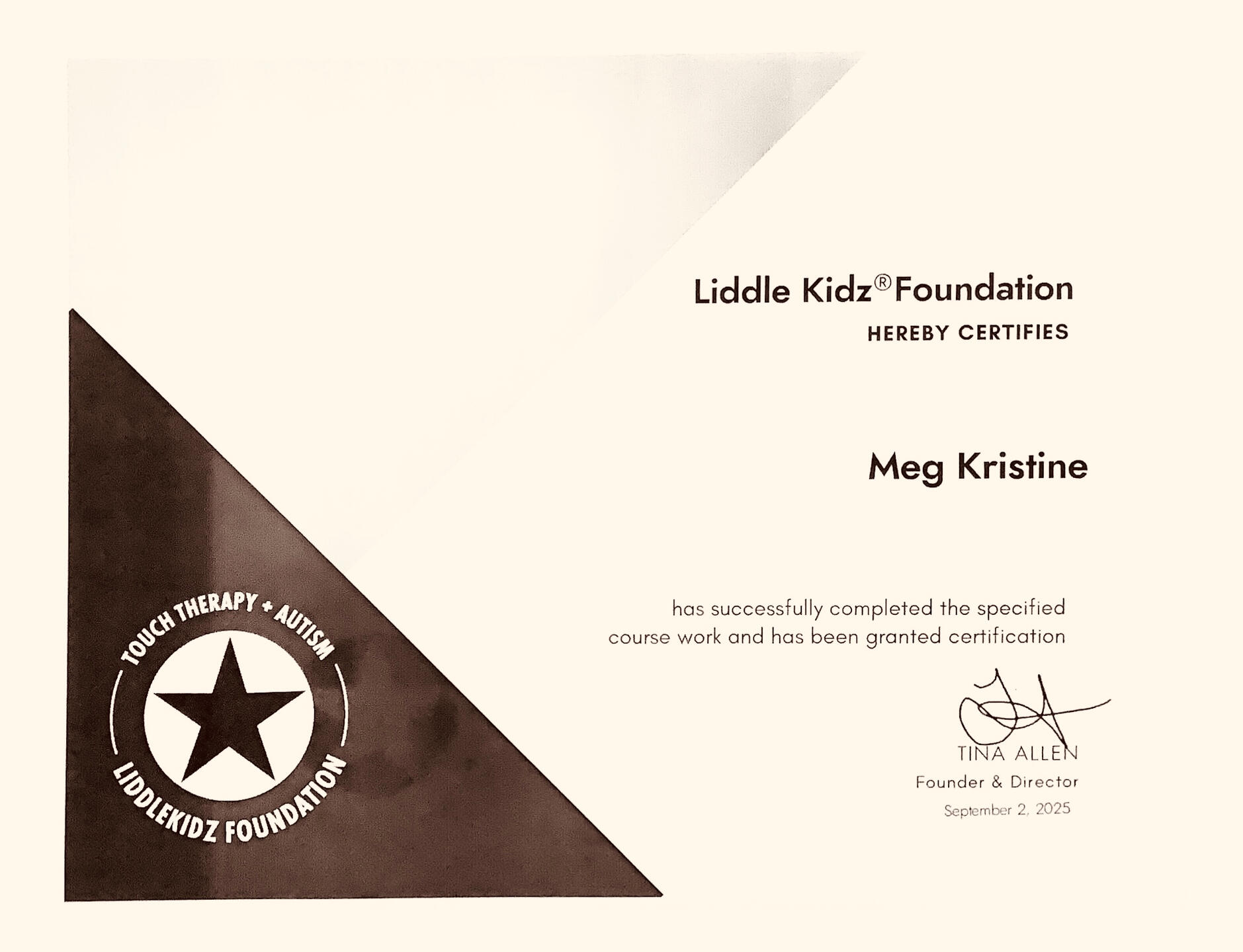 Pediatric Autism Massage & Touch Therapy