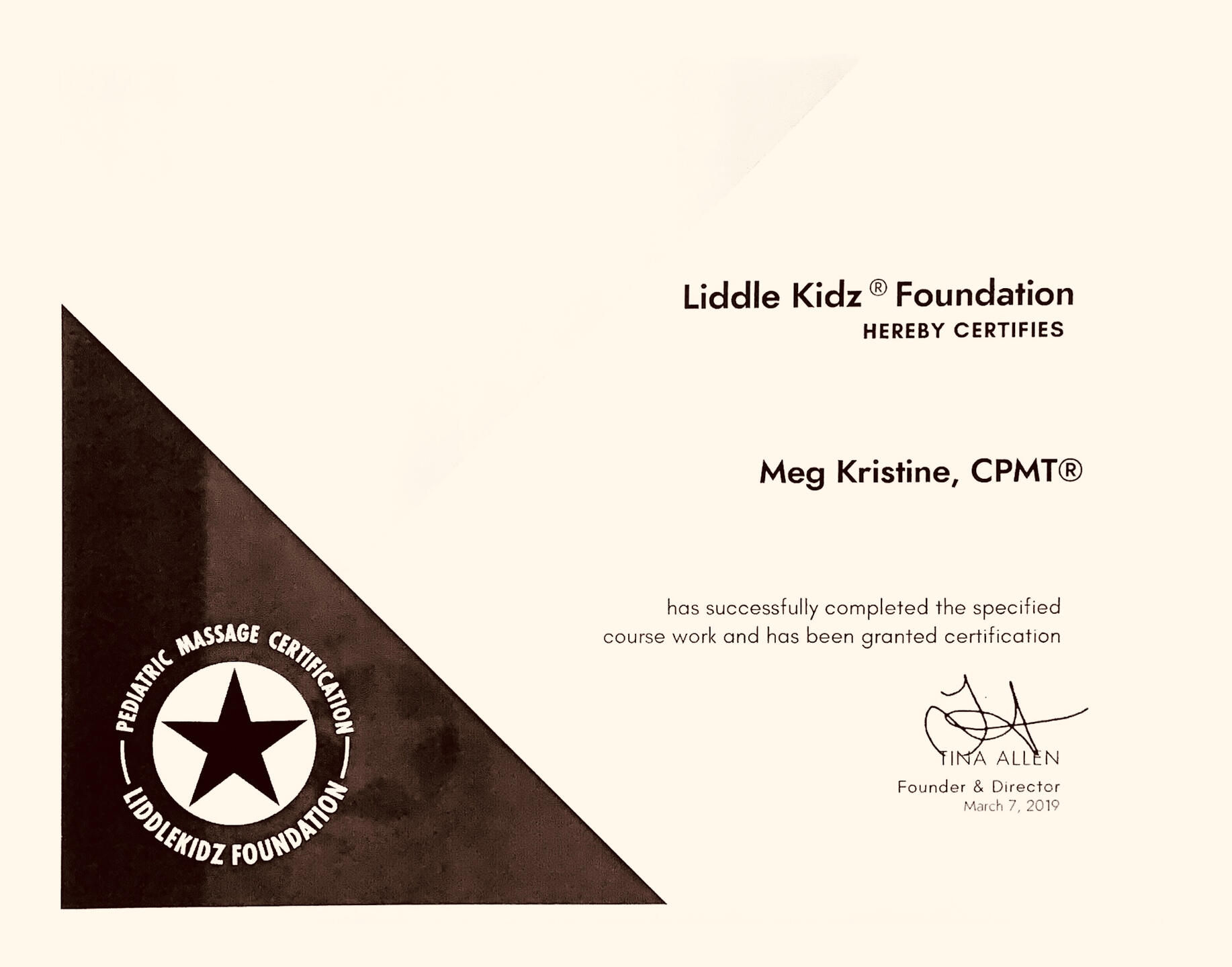 Pediatric Massage &amp; Touch Therapy